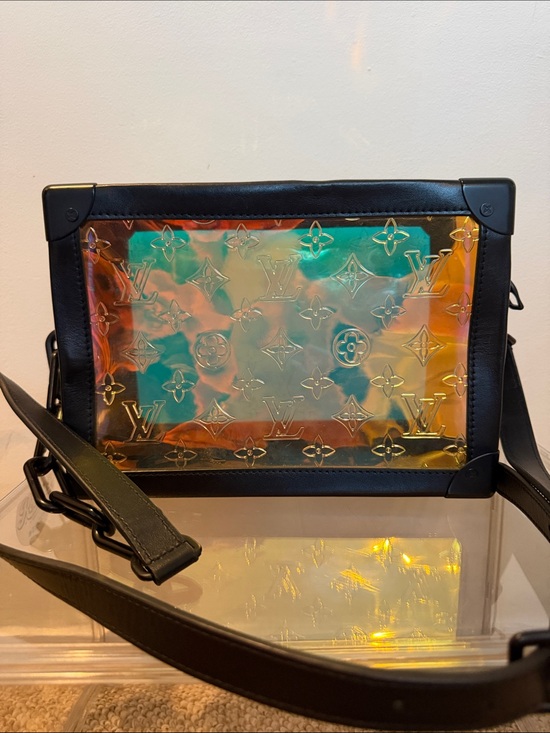 Louis Vuitton Handbags - Louis Vuitton Iridescent Monogram Crossbody with Black Trim